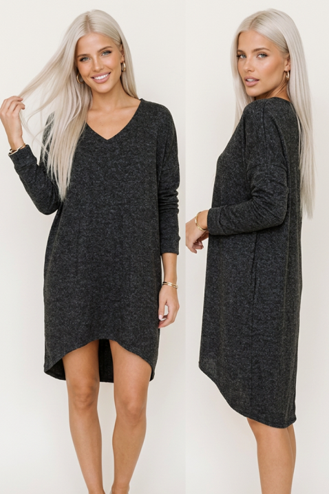Rochie sport-elegantă cu lungime asimetrică VALITIA GRAFIT, Culoare: grafit, IVET.RO - Reduceri de până la -80%
