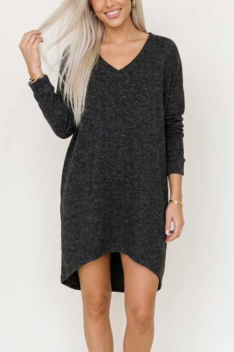 Rochie sport-elegantă cu lungime asimetrică VALITIA GRAFIT, Culoare: grafit, IVET.RO - Reduceri de până la -80%