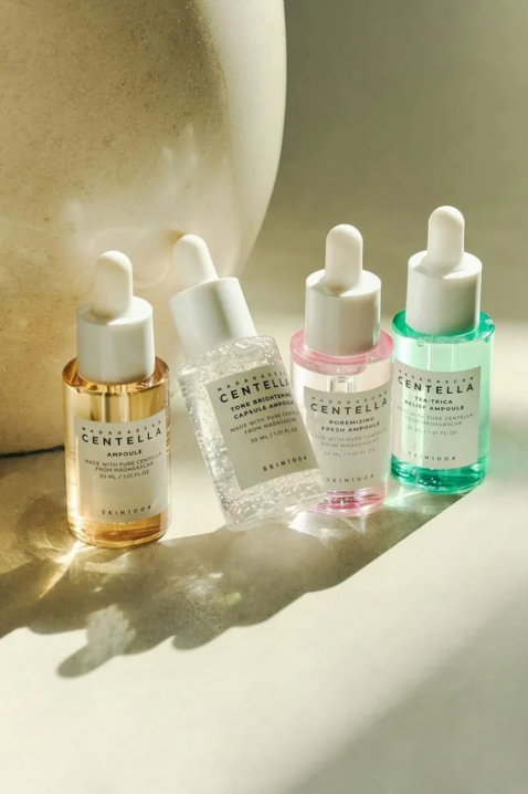 SKIN1004 Madagascar Centella Ampoule Kit 4 pcs*30 mlIVET.RO - Reduceri de până la -80%