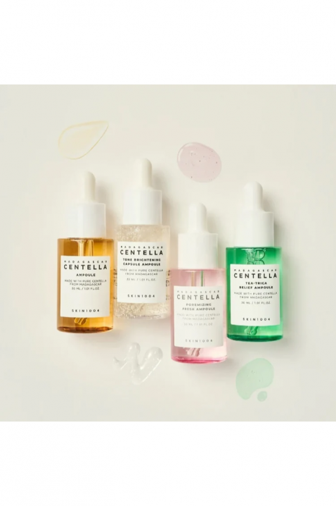 SKIN1004 Madagascar Centella Ampoule Kit 4 pcs*30 mlIVET.RO - Reduceri de până la -80%