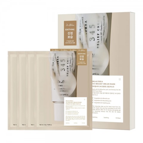 DR. ALTHEA SET 345 Relief Cream Mask, 4 pcs*28 mlIVET.RO - Reduceri de până la -80%