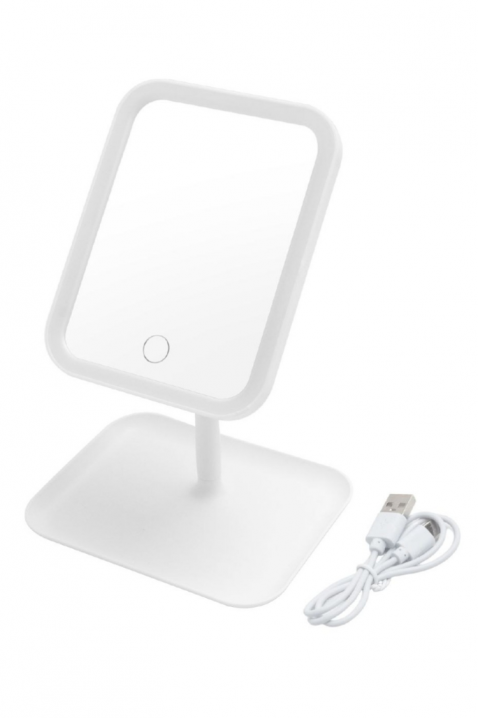 Oglindă LED de masă pentru machiaj cu control tactil GLAMORIENAIVET.RO - Reduceri de până la -80%