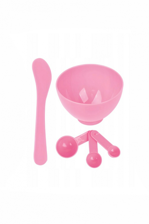 Set pentru prepararea măștilor de față DELVISA PINK, Culoare: albastru,roz, IVET.RO - Reduceri de până la -80%