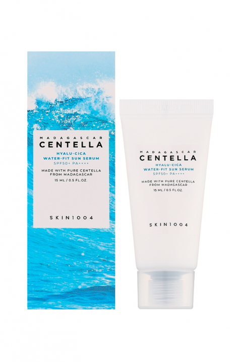 SKIN1004 Madagascar Centella Hyalu-Cica Water-Fit Sun Serum 15 mlIVET.RO - Reduceri de până la -80%