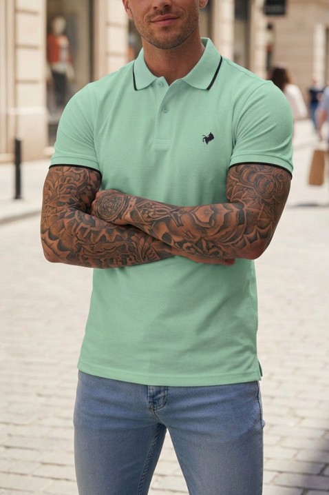 Tricou bărbătesc MORIFO MINT, Culoare: mentă, IVET.RO - Reduceri de până la -80%
