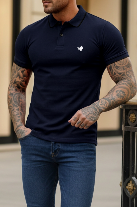 Tricou bărbătesc MORIFO DARK BLUE, Culoare: bleumarin, IVET.RO - Reduceri de până la -80%