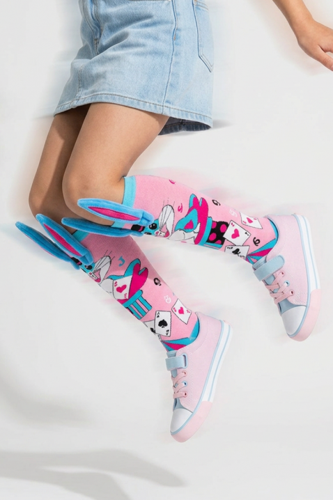 Șosete pentru copii cu imprimeu 3D iepuraș și urechi moi MAGIC BUNNY, Culoare: multicolor, IVET.RO - Reduceri de până la -80%