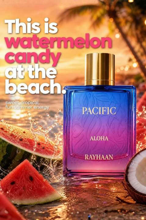 Parfum arabesc Rayhaan Pacific Aloha EDP 100 mlIVET.RO - Reduceri de până la -80%