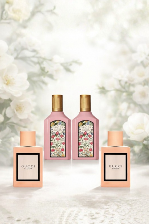 Set pentru femei Gucci Miniatures: Bloom Edp 2x5ml + Flora 2x5mlIVET.RO - Reduceri de până la -80%