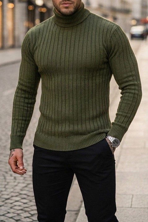 Pulover bărbați RACHERO KHAKI, Culoare: khaki, IVET.RO - Reduceri de până la -80%