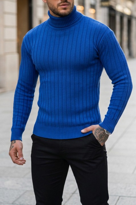 Pulover bărbați RACHERO NAVY, Culoare: albastru, IVET.RO - Reduceri de până la -80%