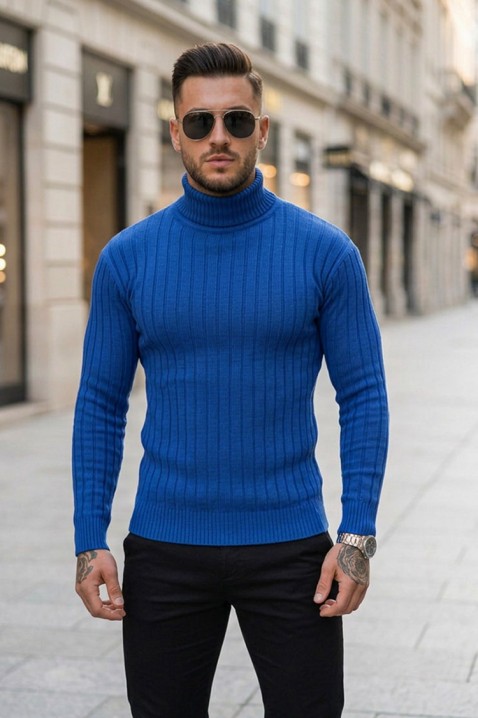 Pulover bărbați RACHERO NAVY, Culoare: albastru, IVET.RO - Reduceri de până la -80%