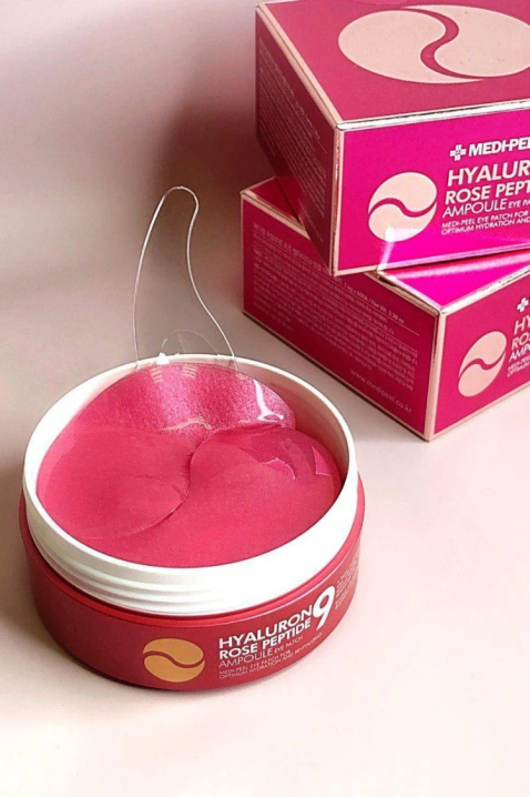 MEDI-PEEL Hyaluron Rose Peptide 9 Ampoule Eye Patch 60 pcsIVET.RO - Reduceri de până la -80%