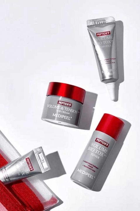 MEDI-PEEL Peptide 9 Volume Bio Tox Trial Kit (toner 20ml+serum10ml+eye cream 4ml+cream 10ml)IVET.RO - Reduceri de până la -80%