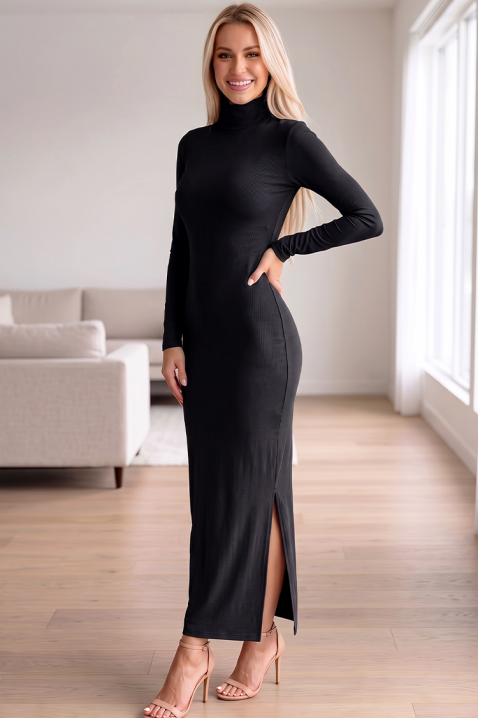 Rochie elegantă cu linie simplă MELODIE BLACK, Culoare: negru, IVET.RO - Reduceri de până la -80%