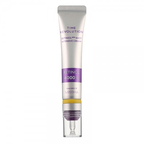 MISSHA Time Revolution Retinol 4000 Shot Intensive Cream, 25 mlIVET.RO - Reduceri de până la -80%