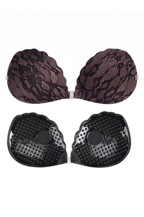 Sutien autoadeziv cu cupe din dantelă SOLDERFA BLACK, Culoare: negru, IVET.RO - Reduceri de până la -80%
