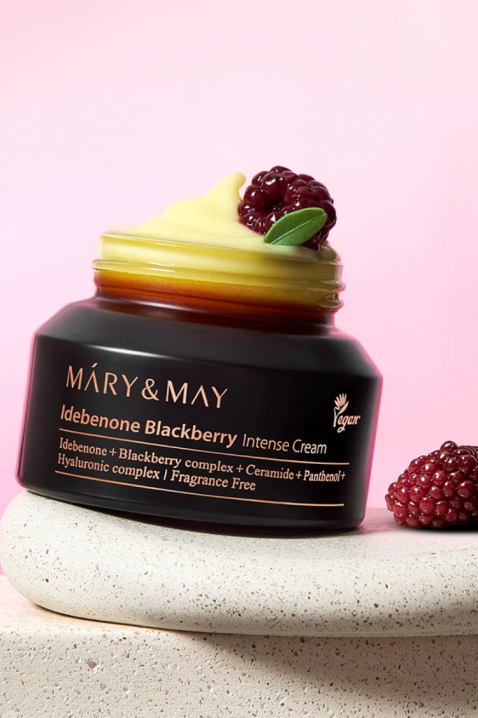 Mary&May Idebenone Blackberry Complex Intense Cream Anti-Aging Cream with Idebenone, 70 gIVET.RO - Reduceri de până la -80%