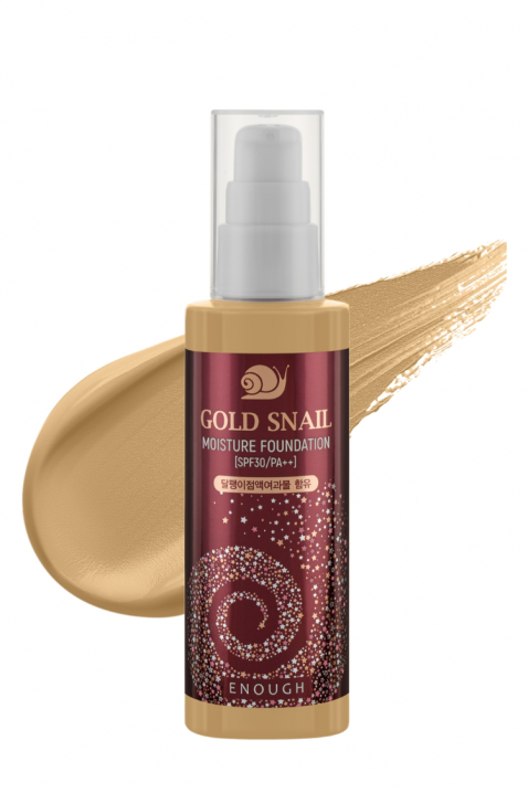 Enough Gold Snail Moisture Foundation SPF30 PA++ (13), 100 mlIVET.RO - Reduceri de până la -80%