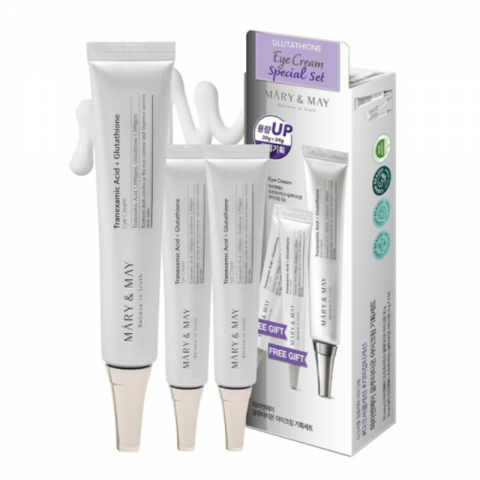 Mary&May Eye Cream Set with Glutathione Glutathione Eye Cream Special Set, 30g+12gx2IVET.RO - Reduceri de până la -80%