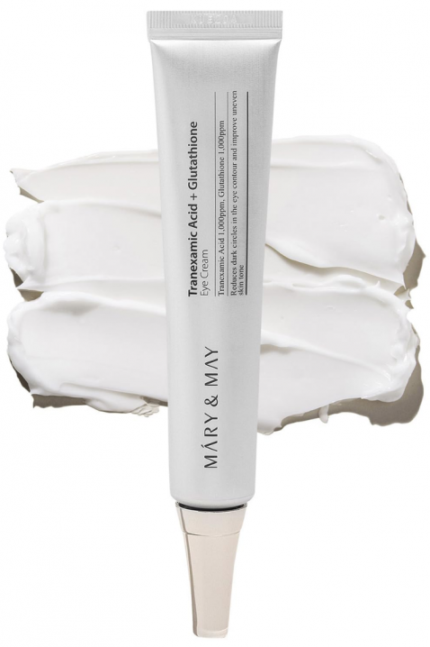 Mary&May Tranexamic Acid + Glutathion Eye Cream, 30 gIVET.RO - Reduceri de până la -80%