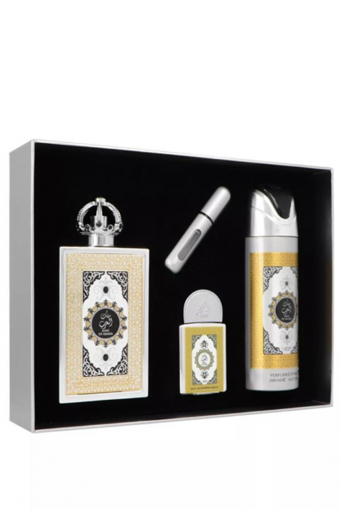 Set arabesc pentru bărbați Lattafa King Of Arabia Edp 100 ml + Edp 20 ml + Deodorant 200 mlIVET.RO - Reduceri de până la -80%