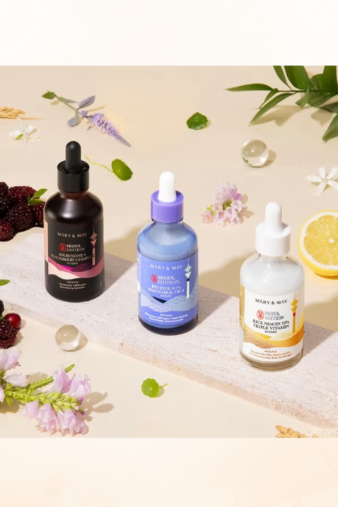 Mary&May Anti-aging serum with retinol and bakuchiol Retinol 0.1% Bakuchiol Cica Serum Seoul 80 mlIVET.RO - Reduceri de până la -80%