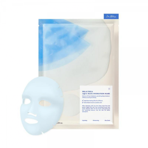 SET Sheet mask for face moisturizing with azulene and agave Aqua Blue Hydration MaskIVET.RO - Reduceri de până la -80%