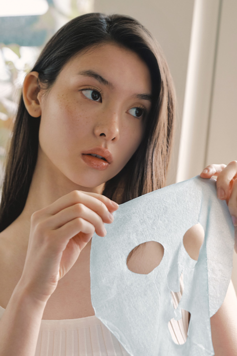 SET Sheet mask for face moisturizing with azulene and agave Aqua Blue Hydration MaskIVET.RO - Reduceri de până la -80%