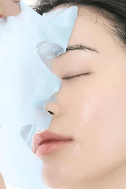 SET Sheet mask for face moisturizing with azulene and agave Aqua Blue Hydration MaskIVET.RO - Reduceri de până la -80%