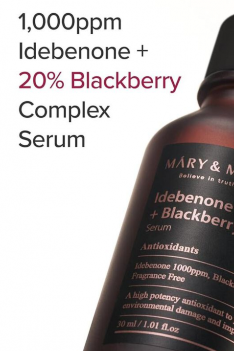 Mary&May Idebenone Blackberry Complex Serum Antioxidant Serum, 30 mlIVET.RO - Reduceri de până la -80%