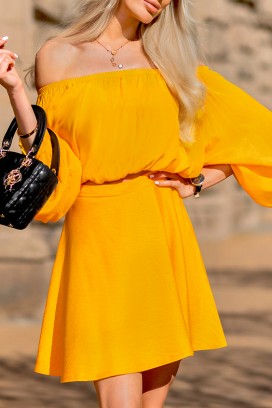 fustă MILENTINA YELLOW