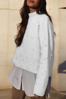 pulover DINOTA WHITE
