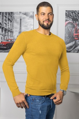 pulover bărbați RODOS MUSTARD