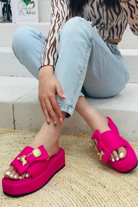 papuci damă PATREA FUCHSIA