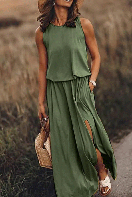rochie APOLIFA KHAKI