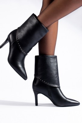 botine damă DENERMA BLACK