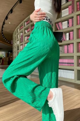 pantaloni LOGENDA GREEN