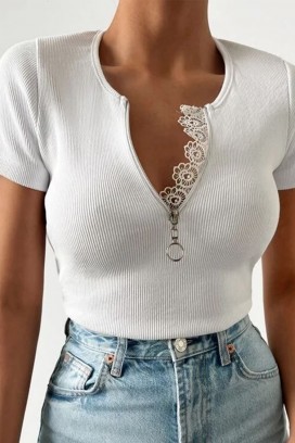tricou BRIODEFA WHITE