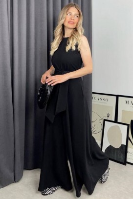 salopetă AZORVA BLACK