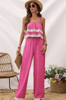 salopetă ROLDEANA PINK