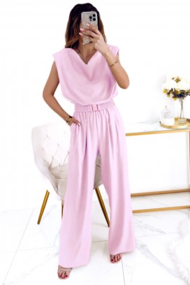 salopetă ZARIHA DUSTY ROSE