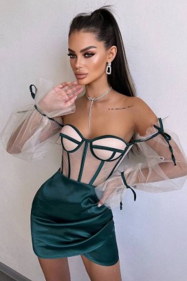 rochie MIRVOLZA GREEN