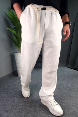 pantaloni bărbați HIODO ECRU