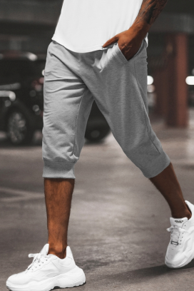 pantaloni scurți pentru bărbați MULZO GREY