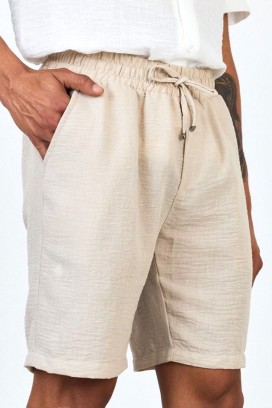 pantaloni scurți pentru bărbați JORVO BEIGE