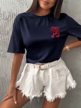 tricou AMORE NAVY