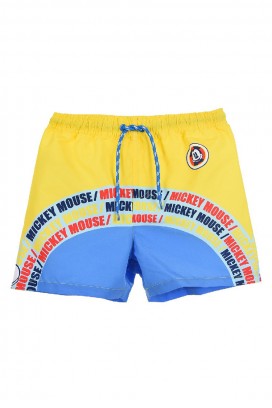 pantaloni scurți de înot pentru băieți MOUSADVENTURE YELLOW