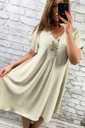 rochie VOLALA ECRU