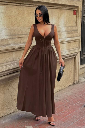 rochie TAGIZA BROWN